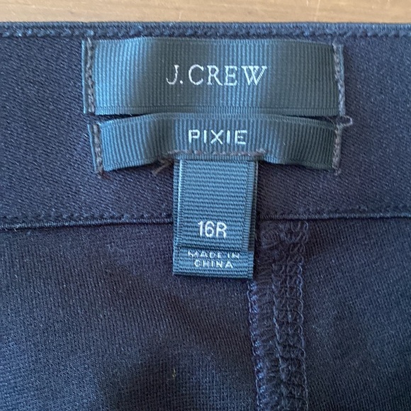 J. Crew‎ Pixie Pants in Black Size 16 R - Picture 10 of 13